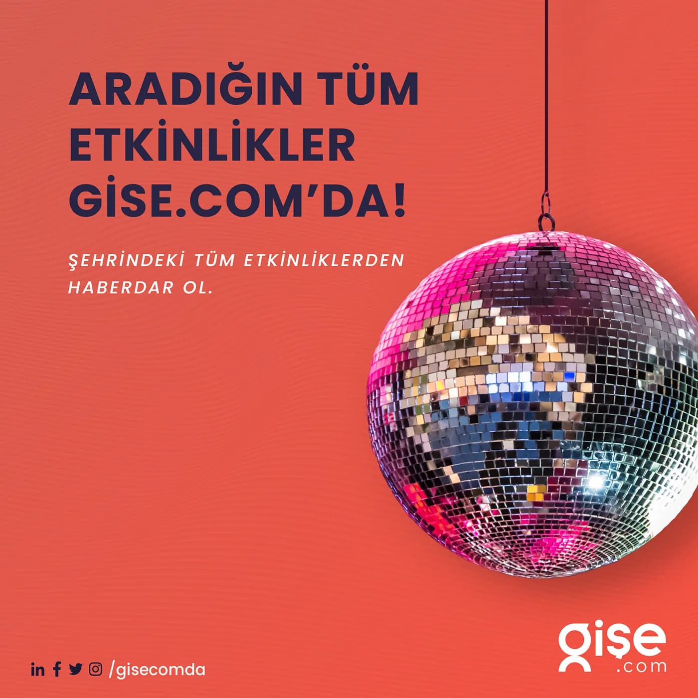 Disko topuyla hazırlanan gönderi